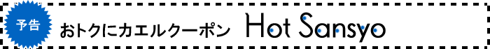 gNɃJGN[| Hot Sansyo