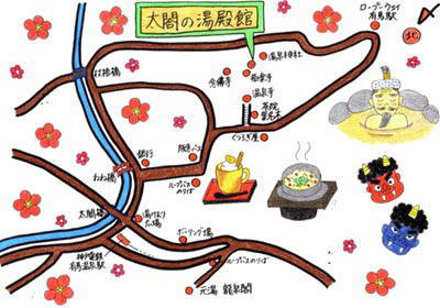 太閤の湯殿館 マップ